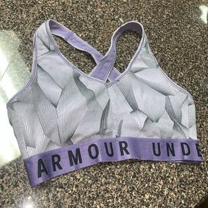🤍🤍 Purple/Grey Under Armour Sports Bra Medium